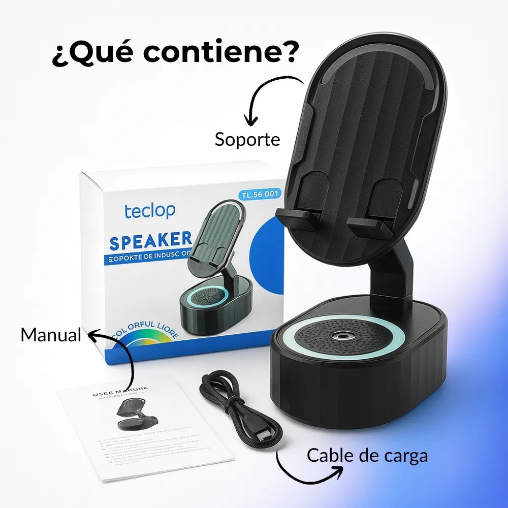 SOPORTE INTELIGENTE - AMPLIFICA EL SONIDO SIN CONEXIÓN